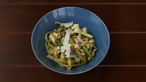 Charred Asparagus Pesto