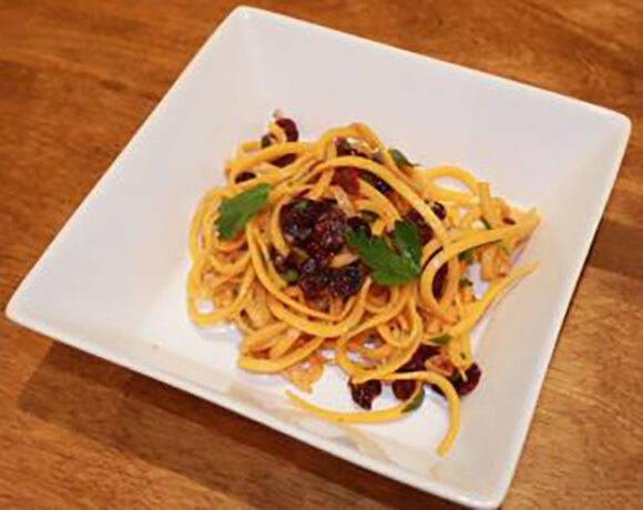 Butternut Squash Salad with Fresh Cranberries