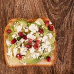 Avocado, Feta and Pomegranate Toast